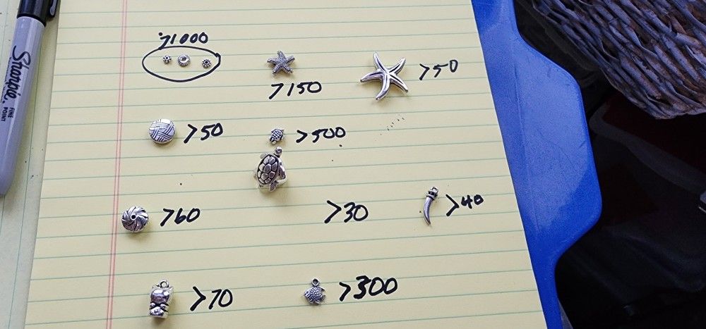 Pewter Beads Spacers And Charms