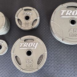 Troy Interlocking Machined Commercial Weight Plates - 460lbs
