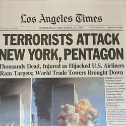 911 LA Times (21 Years Original) & More