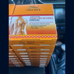 Tiger Balm Patch (20) $4 Each 