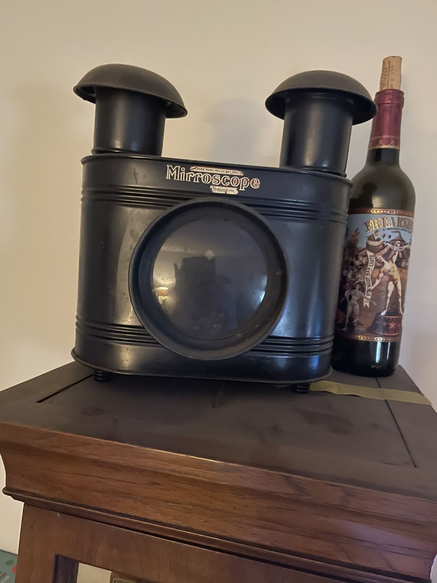 Antique Mirrorscope Projector Toy circa 1900 - Works