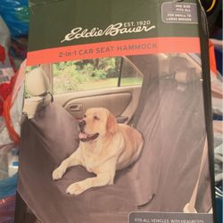 Eddie Bauer 2 In 1 Car Seat Hammock For Pets - Small Or Large Breeds 