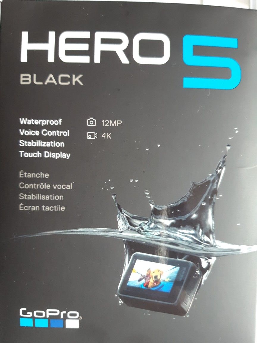 GoPro Hero 5 Black with accessories