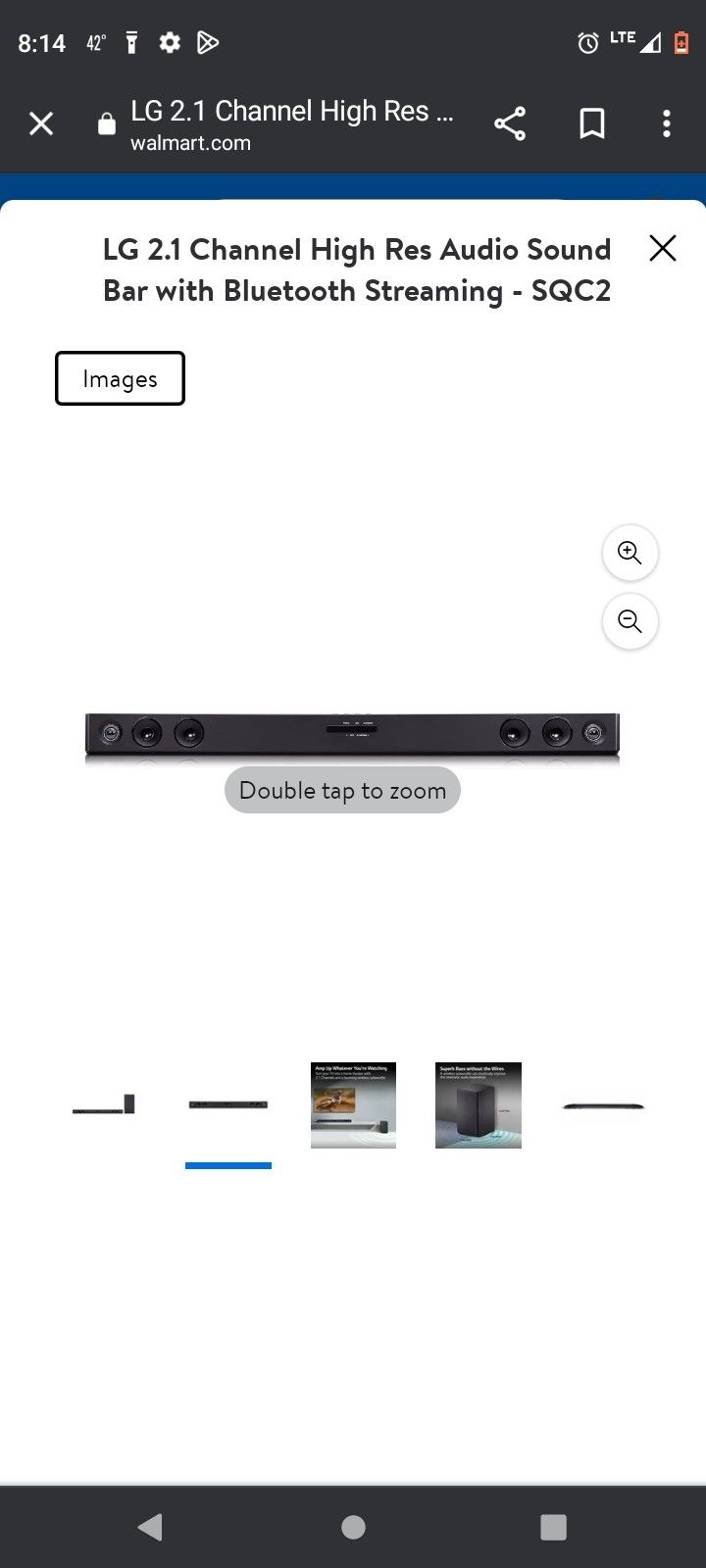 Lg High Quality Sound bar.