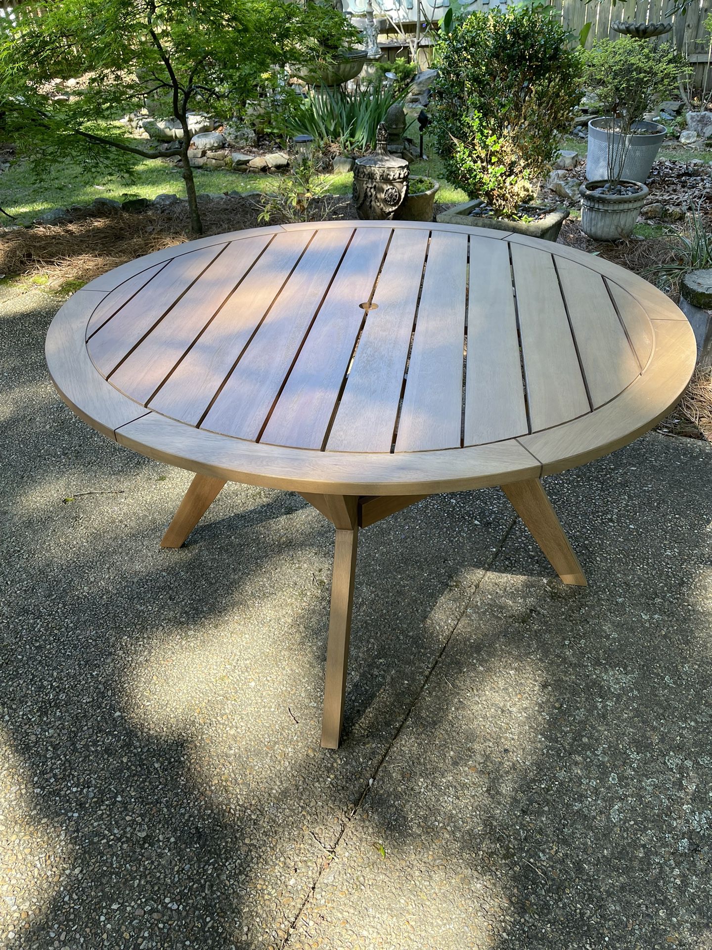 Target Threshold Wooden Outdoor Dining Patio Table