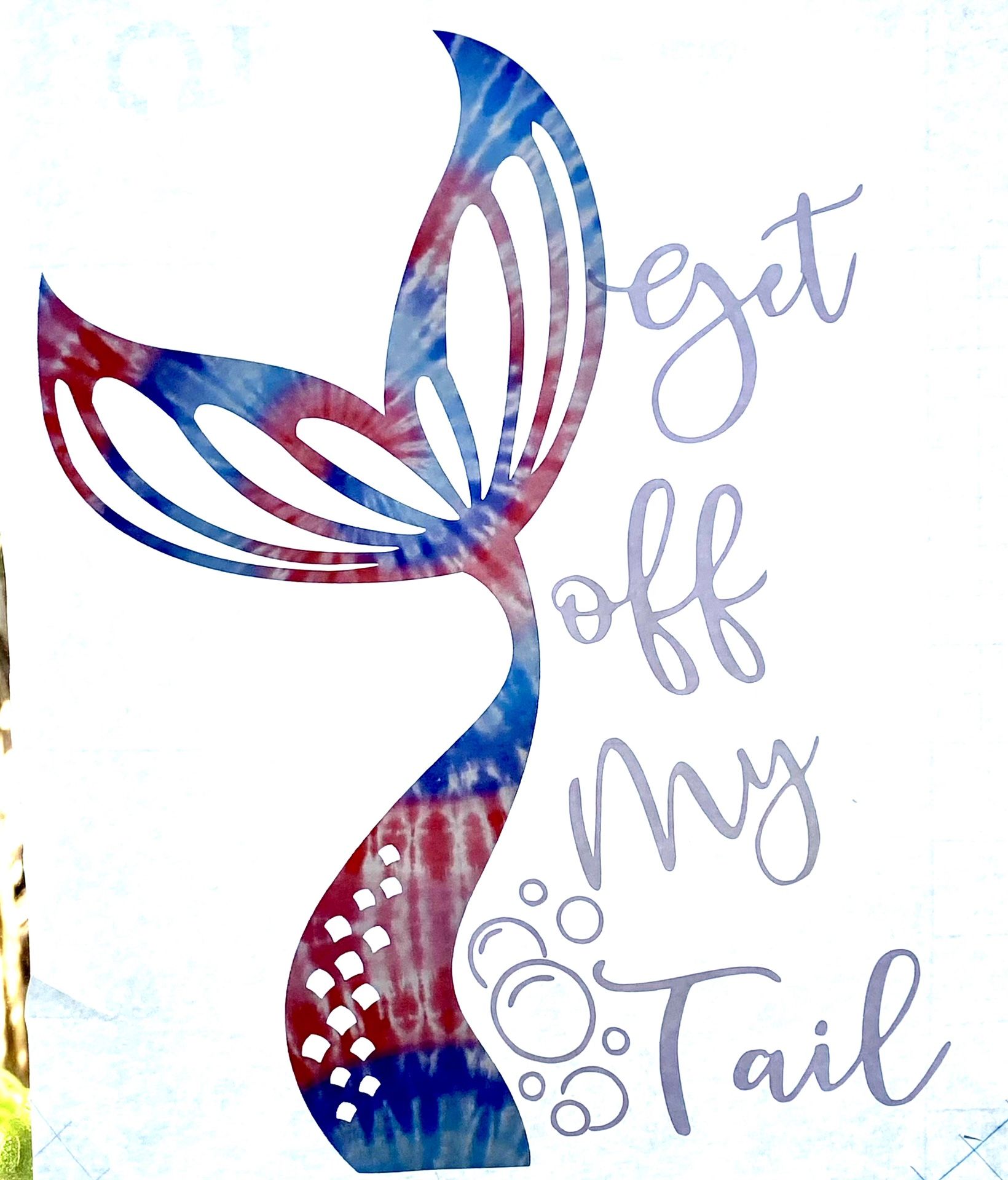 Decal - Mermaid / Get Off My Tail