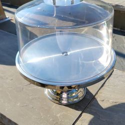 Cake Pedestal w/Dome