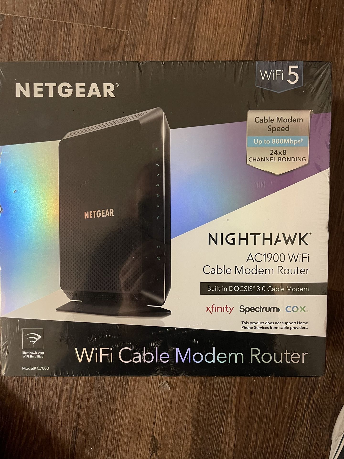 NETGEAR Nighthawk AC1900 WiFi DOCSIS 3.0 Cable Modem Router (C7000) 