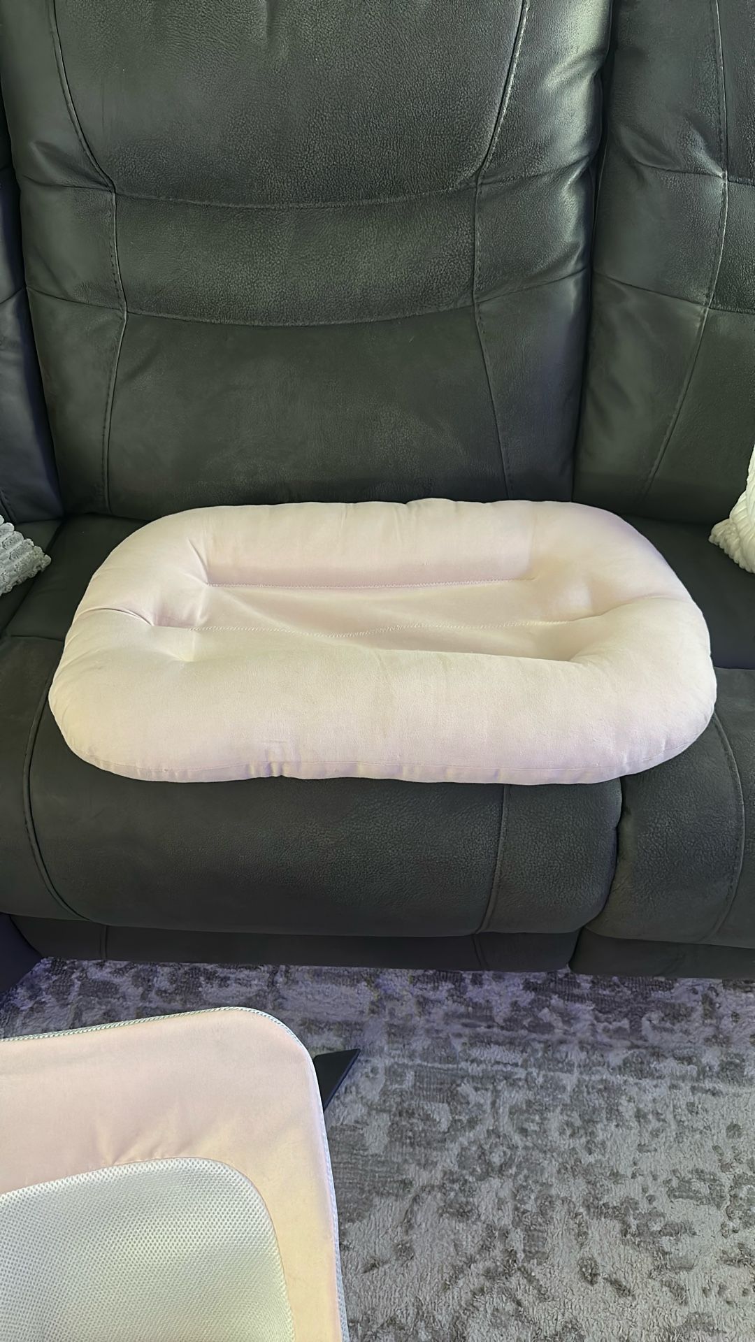 Snuggle Me Lounger For Baby - Barely Used - Great Condition No Stains. $40