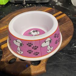 Small Snoopy Pet Dog or Cat Bowl
