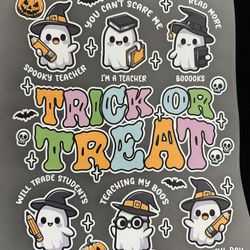 Halloween Teacher DTF