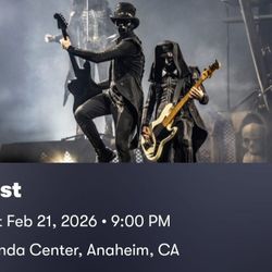2 GHOST Concert Tickets FEB 21 2026