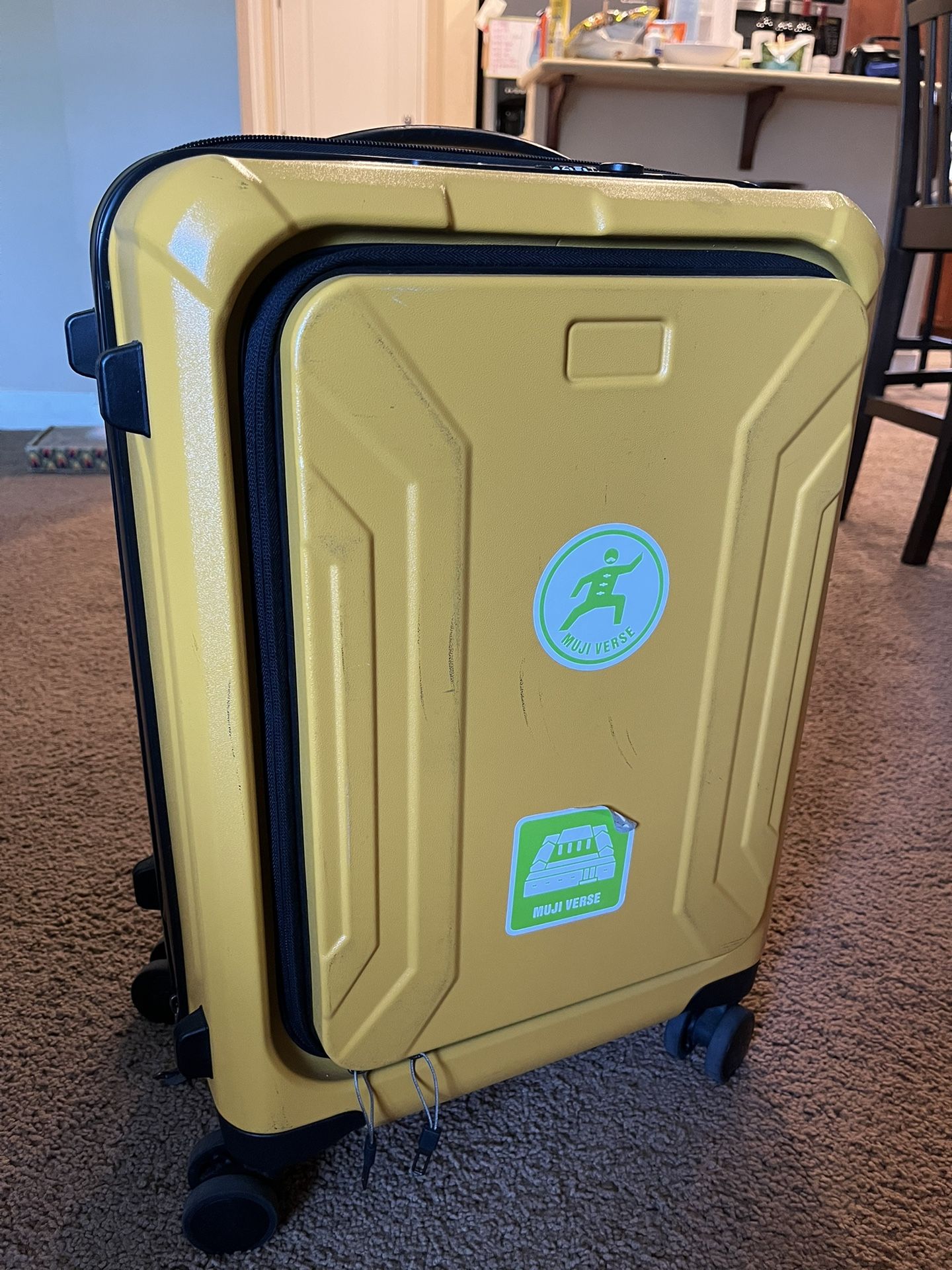 Yellow Carry-On Suitcase for Sale
