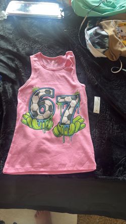 Pink 67 muscle shirt