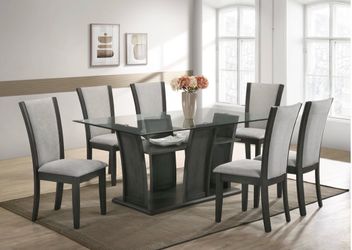 7 Pc Gray Dining Set