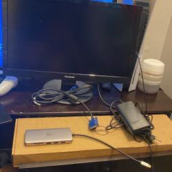 New viewsonic monitor and extras 
