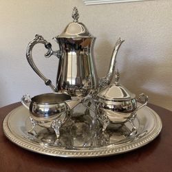 4 Piece Silver Tea Set