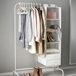 Ikea Clothing Rack 39' x 59 7/8" White
