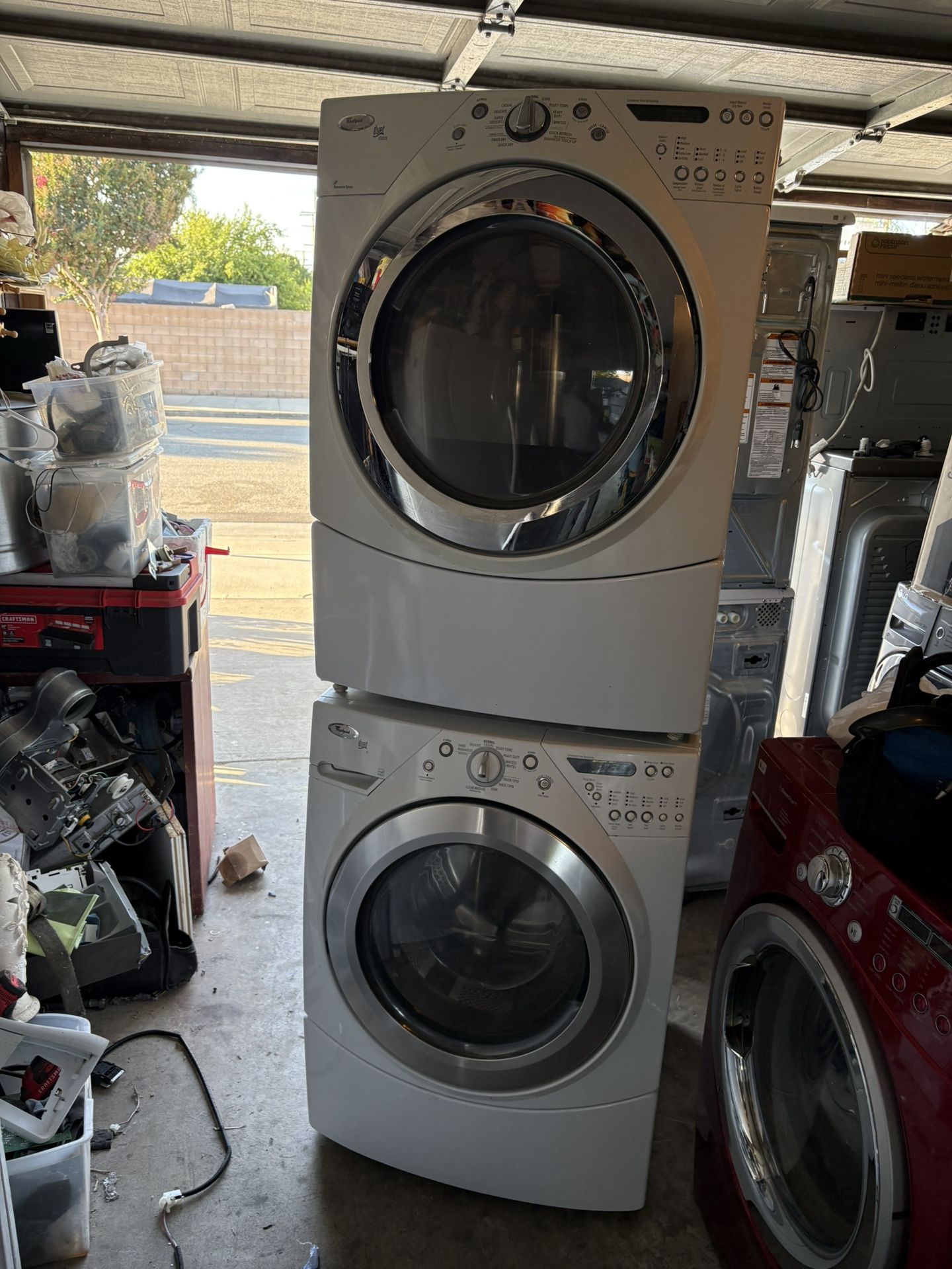 Whirlpool Duet Stackable Washer And Gas Dryer
