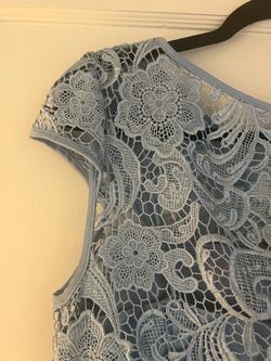 Baby blue formal dress