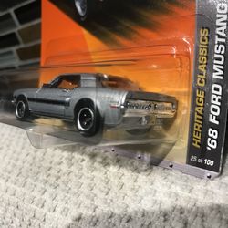 Matchbox Heritage Classic 68 Ford Mustang GT/CS silver new
