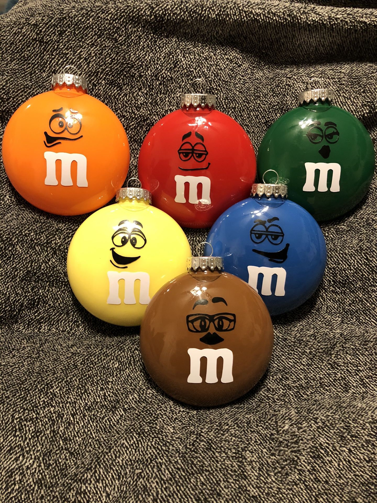 Customized M&M Christmas Ornaments