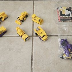 Rare Vintage (1993 Hasbro/Takara Tomy) G2 Transformers Constructicons/Davastator (Yellow)