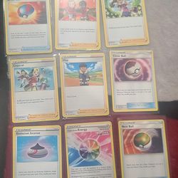 (9) Pokémon Cards