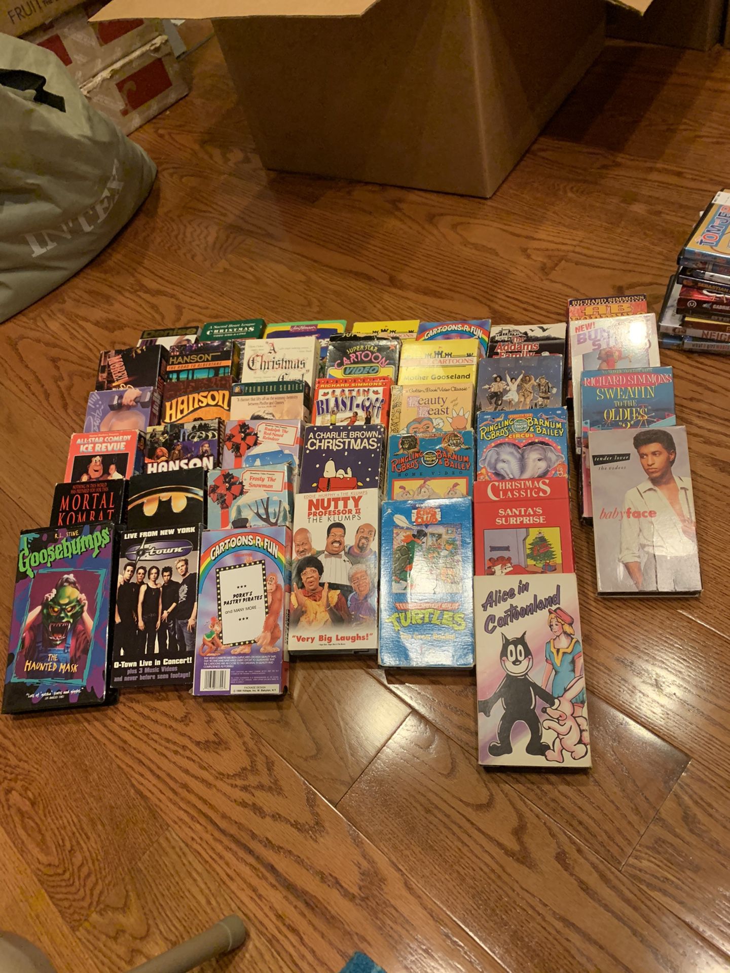 Family VHS Tapes- 37 of them
