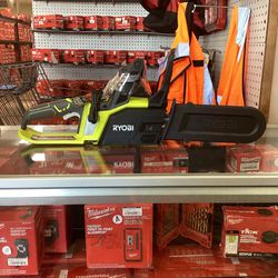 RYOBI ONE+ 18V 10 in. Cordless Battery Chainsaw (Tool Only) (UG) 