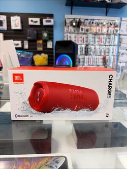 JBL - CHARGE5 Portable Waterproof Speaker with Powerbank - Red