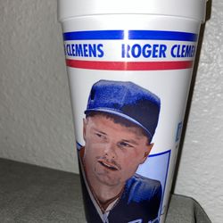 Roger Clemens 1993 Icee MLB Collector Series Souvenir Plastic Cup Red Sox