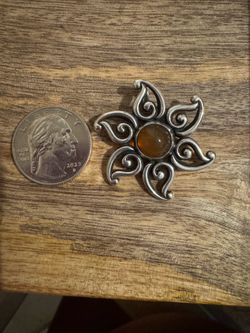 James Avery retired sun pendant
