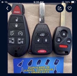 Llaves Y Controles Toyota Para Carros Keys And HondaFobs Remotes Precios Chevy Varían