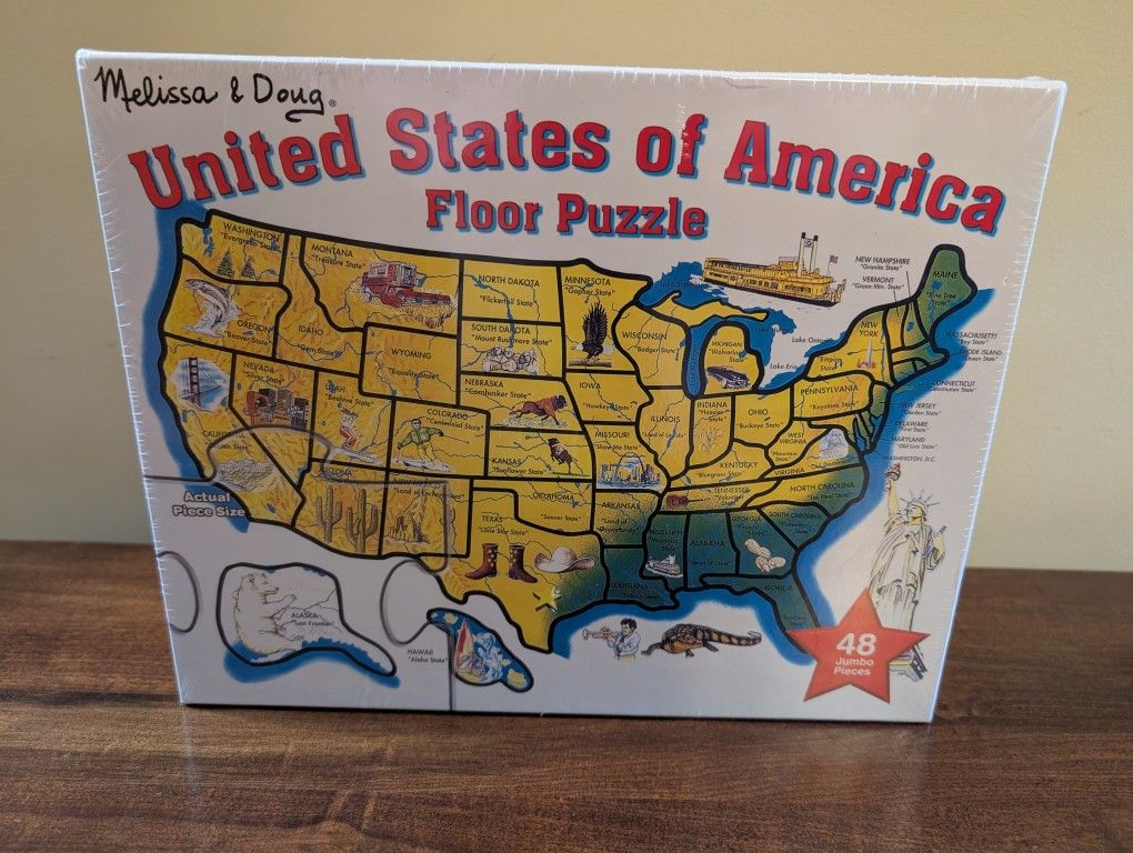 United States of America Floor Puzzle by Melissa and Doug