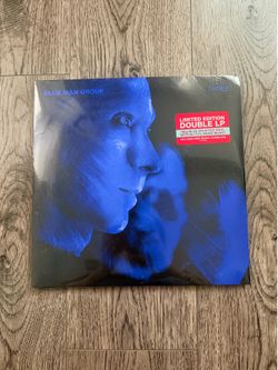 Blue Man Group – THREE Limited Edition Double LP Blue Splatter Vinyl (Sealed)