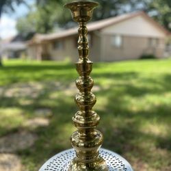 Stainless Steel Antique Gold Candle Stick