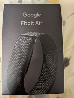 New in box sealed Fitbit Air Obsidian