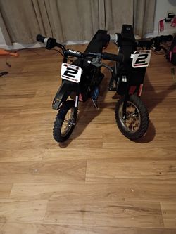 Two Electric Dirt  Bikes For Sale