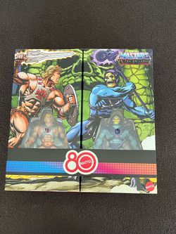 Mattel Masters of the Universe 80th Anniversary He-Man and Skeletor NEW