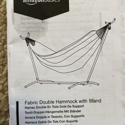 Fabric Hammock And Stand