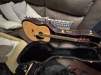 Acoustic Guitar with Hard Case