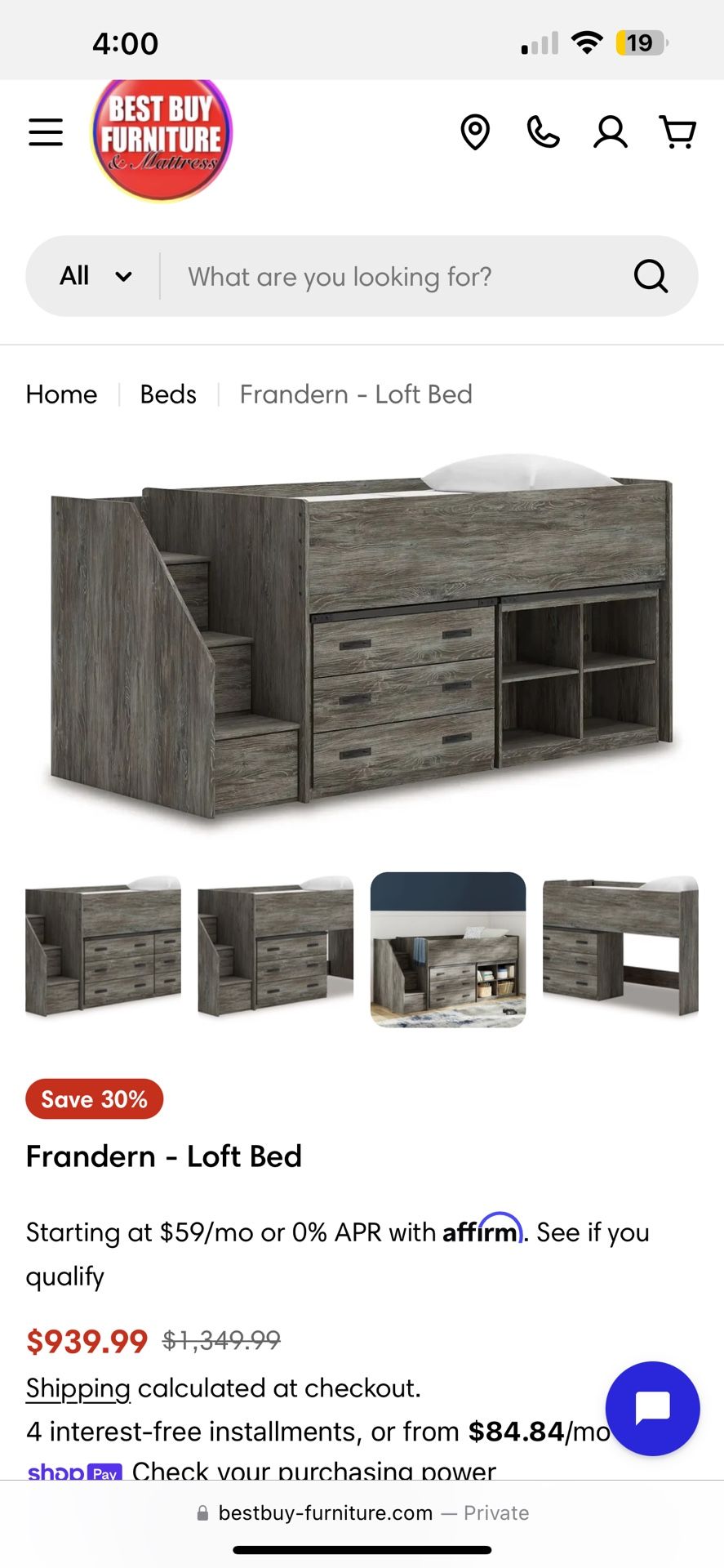Twin Bed Set Ashley’s