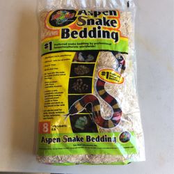 Aspen Snake Bedding 8 Dry Quarts Bag New