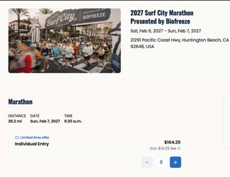 Surf city marathon transfer