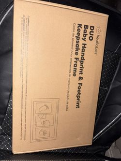 KeaBabies Duo Baby Handprint & Footprint Keepsake Frame