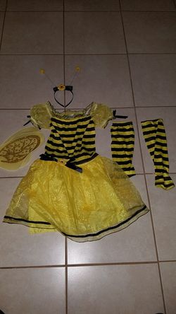 Girls Bumble Bee Halloween Costume size m 10-12 $8.00