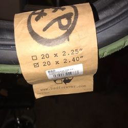 New bsd bmx bike tire (wide)