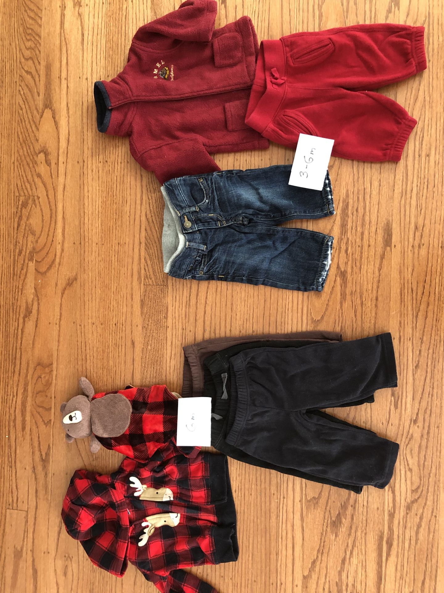 3-6m, 6m warm baby clothes - jackets, pants