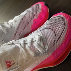 Nike ZoomX Vaporfly Next% 2 Rawdacious White Black Pink Womens Size 7 DJ5458-100